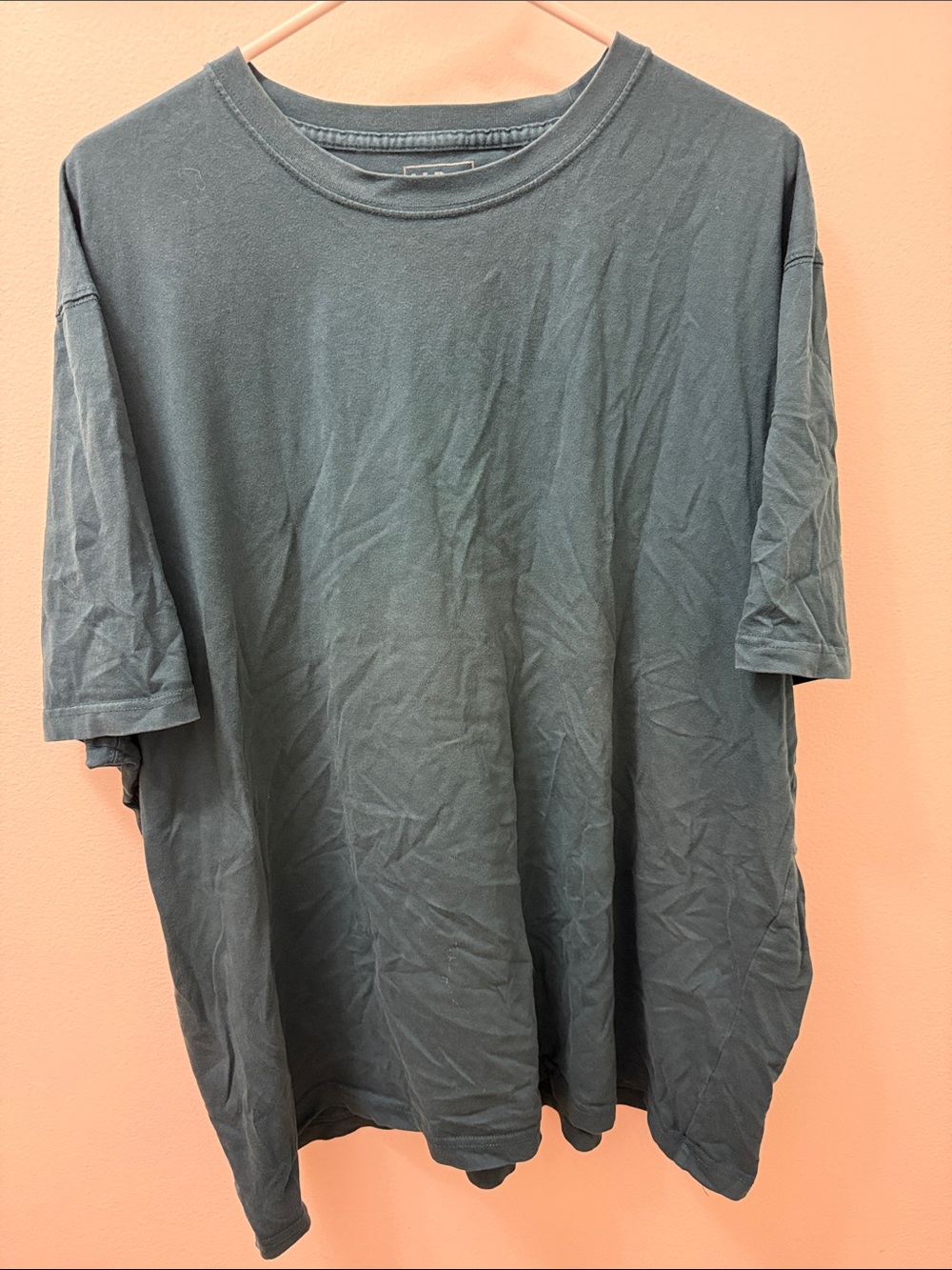 L.L. Bean Men's Crew Neck T-Shirt in Slate Blue-Green
